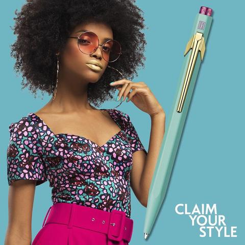 Ручка шариковая Caran d`Ache 849 Claim Your Style LE Turquoise (849.544)
