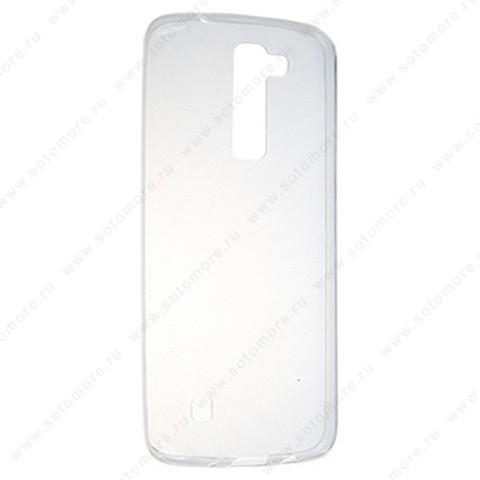 Накладка силиконовая ультра-тонкая для LG K7/ LG M1 прозрачная
