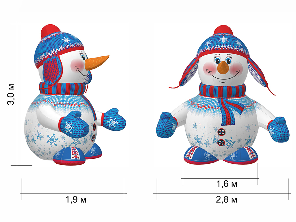 Брошюра-инструкция Украшение на елку «Чулочная кукла» Снеговик и мороженое К26329