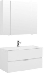 Aquanet 237360 Набор мебели Алвита 100 цв.белый (237360) фото