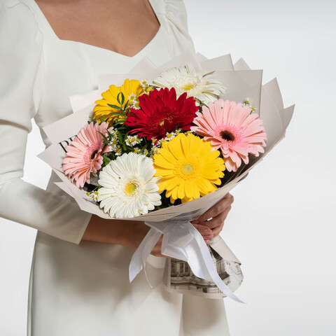 Букет из герберы