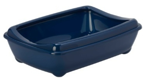 Moderna туалет-лоток Arist-o-tray M c бортом 43x30x12h см, синий