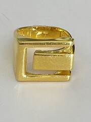 Тангл З (кольцо из серебра)