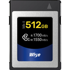 Карта памяти Wise Cfexpress B 512GB CFX-B Mark II 1700/1550/850 MB/s