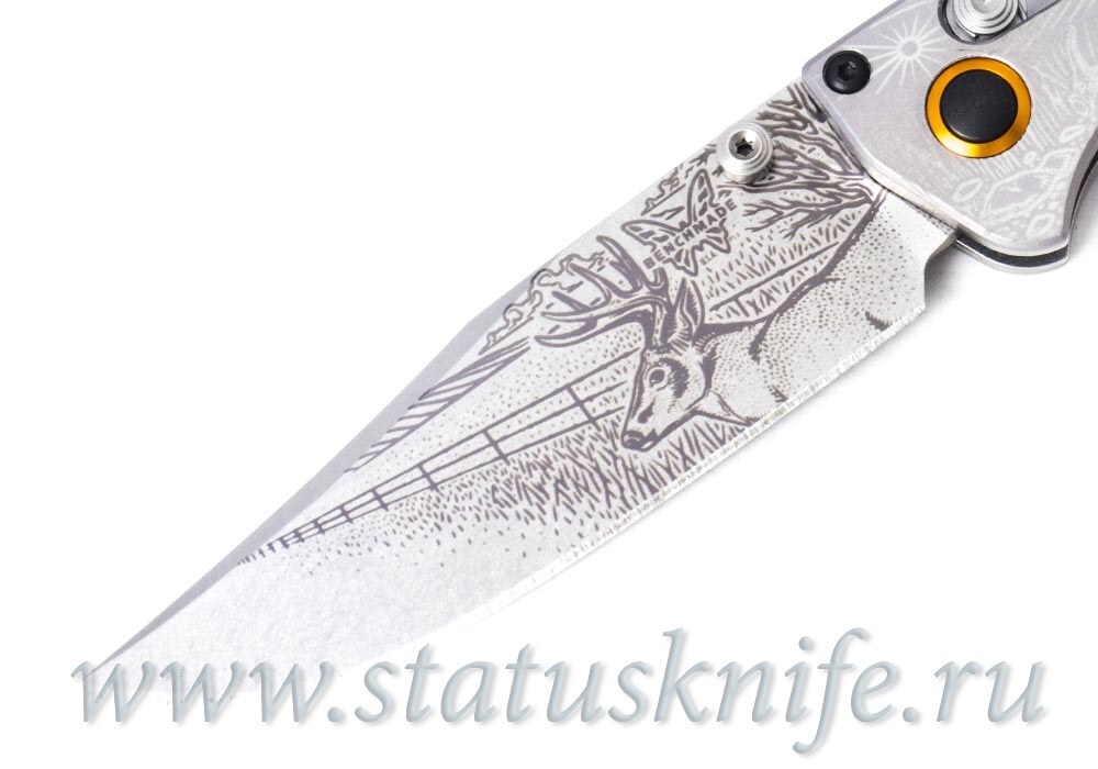 Нож Benchmade 15085-2202 Mini Crooked River Deer LE Artist Series