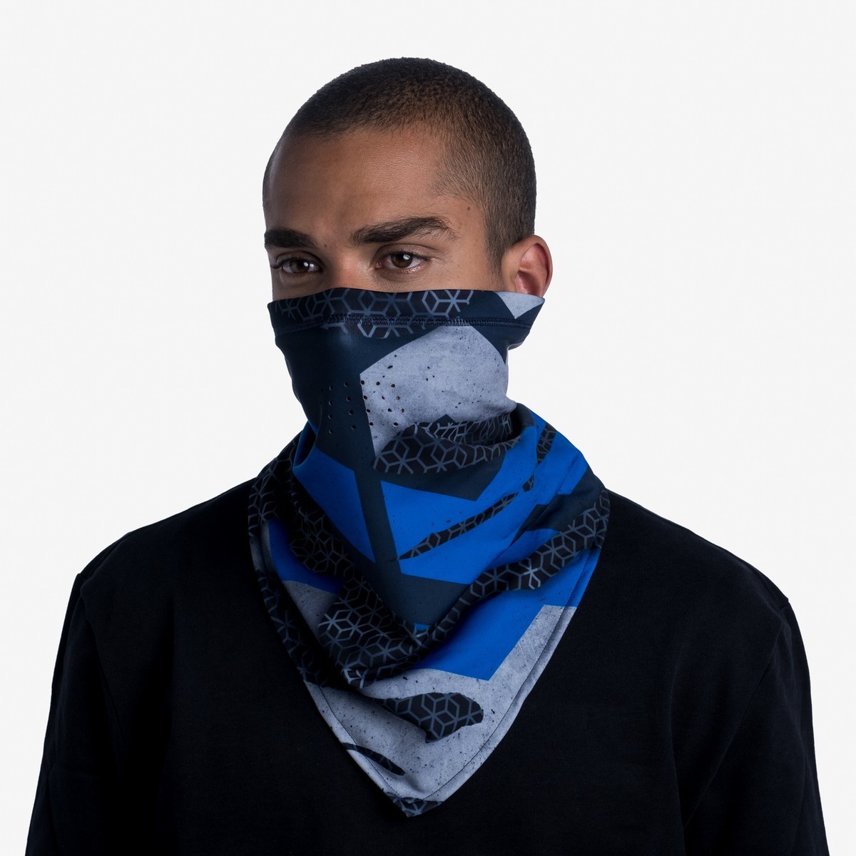 Шарф-труба сноубордическая Buff Bandana Tech Fleece Ephem Blue - купить по  выгодной цене | Актив Спорт