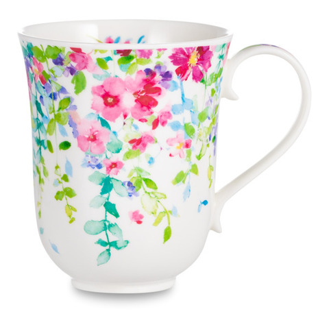 Кружка 330мл Dunoon Полевые цветы в розовых тонах Бремор