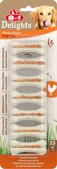 8in1 DELIGHTS Strong XS косточки сверхпрочные с куриным мясом для мелких собак 7,5 см 7 шт