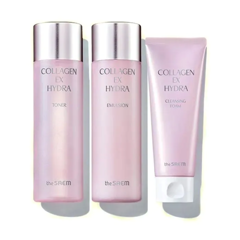 The Saem Collagen Ex Hydra Skin Care 3 Set Набор уходовой косметики для лица