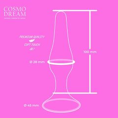 Анальная втулка (L 100 мм D 28 мм) розовый