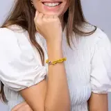 Звено каучук Х " Дынно-жёлтый "