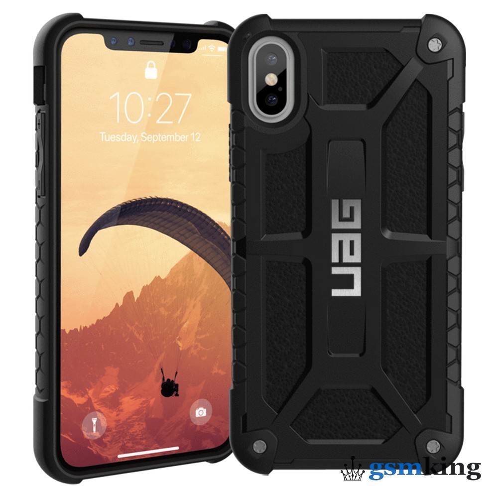 Cover UAG per Apple iPhone X Monarch grafite