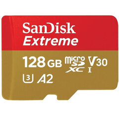 Карта памяти microSDXC 128GB SanDisk Extreme Class 10, V30, A2, U3