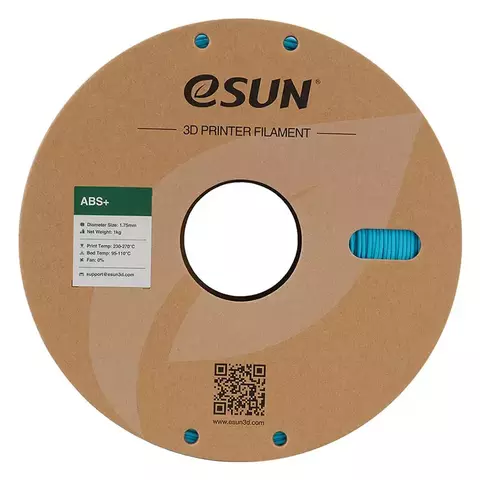 Катушка ABS+ пластика Esun, 1.75 мм, 1 кг, голубая