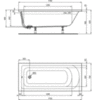 Ванна прямоугольная 170х75 см Ideal Standard Hotline New K274601