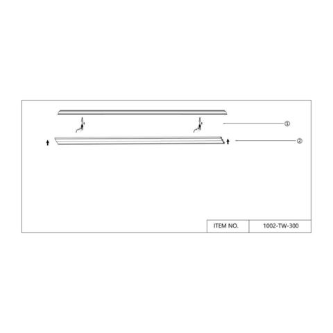 Шинопровод магнитный Favourite Unica 1002-TW-300 3м