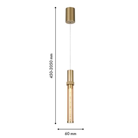 Подвесной светодиодный светильник Favourite Gordon 4718-1P