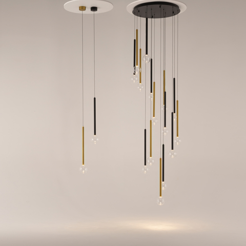 Подвесной светодиодный светильник Maytoni Bubble dream MOD383PL-L40BBS3K