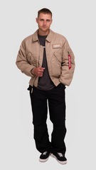 Куртка Alpha Industries CWU 45/P Vintage Khaki (Бежевый)