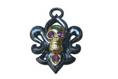 Силиконовый молд Череп Флер де Лис