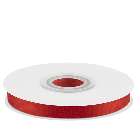 Лента Атласная (0,7см*22,85м) Красный.