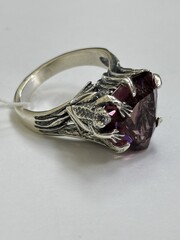 Лягушка  (кольцо из серебра)