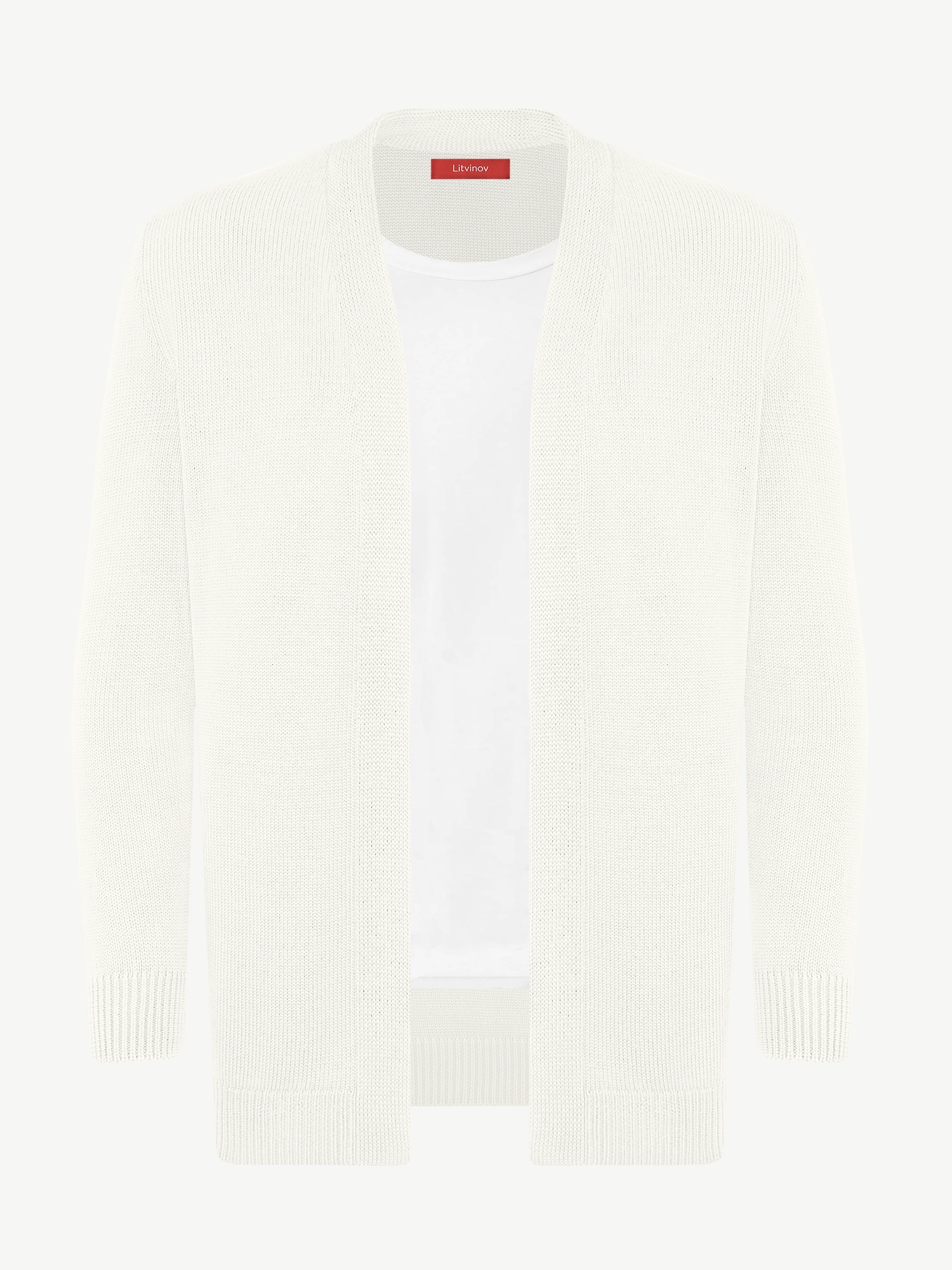 Кардиган с планкой из экохлопка