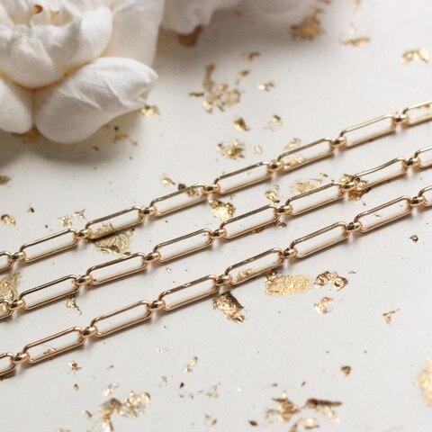 Цепочка 11*3 мм, маленькое звено 4 мм, позолота, 20 см, А015-2 (20см)