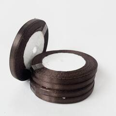 Лента Атласная (0,6см*22,85м), Шоколад