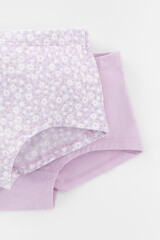 трусы/ уп  для девочки  К 1968-2уп/ледяная орхидея,неж.лавандовый,кантри