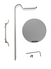 Настольная подставка для наушников из металла с доп. крючком