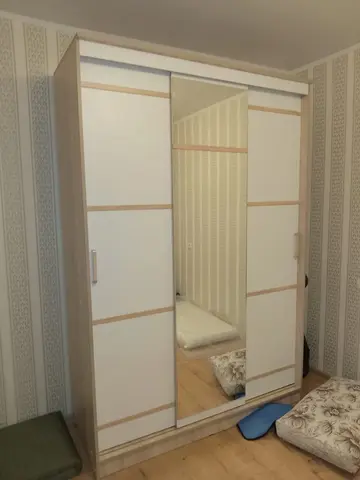 Шкаф-купе Сакура 1.5 м дуб сонома / белый