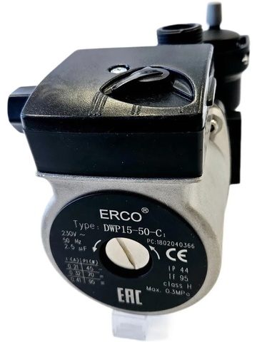 Циркуляционный насос (ERCO DWP15-50-С1) для BALTGAZ Super Lux (с 2020г.) (арт. 12117-06.050)