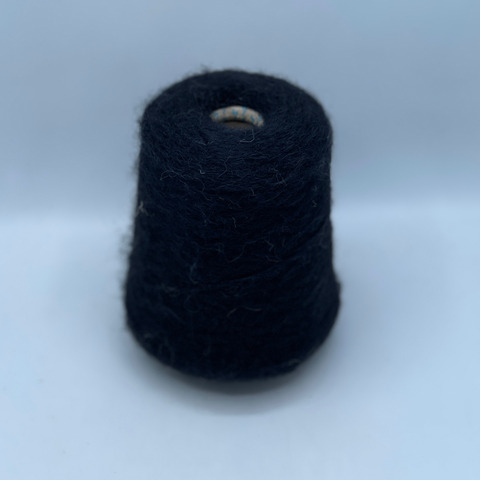 Lineapiu, Melrose 550м, 71% Альпака, 4%Меринос, 22% Полиамид, 3%Эластан , Черный,37927