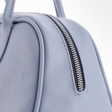 Сумка Саломея 2042 гладкий серо-голубой