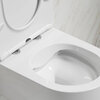 Ceramica Nova Modena CN6063 Подвесной унитаз c ультра тонким сидением и крышкой с функцией плавного закрытия, цвет: белый