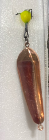 Блесна зимняя штурм с чертиком Легенда цв: Медь (бл.1шт)