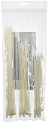 Набор хомутов 3,6х200; 3,6х250; 3,6х300 бел. (75шт/упак) IEK