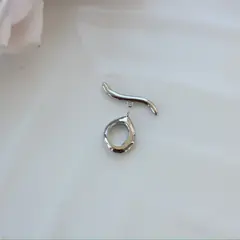 Замочек - тогл, 18,7*9,6 мм, родий, З081