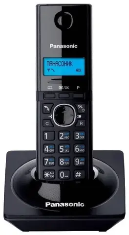 Радио-телефон Dect Panasonic KX-TG1711RUB черный АОН