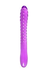 Фиолетовый двусторонний фаллоимитатор Frica - 23 см. - 