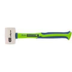 11166 Киянка резиновая, 225г, белая резина, фибергласовая рукоятка Сибртех