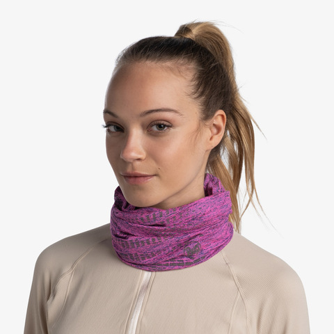 Картинка бандана-труба Buff Original Dryflx Pink Fluor - 5
