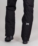 Премиальный теплый лыжный костюм Nordski Mount Black/Blue мужской