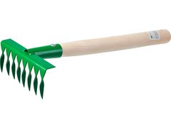 РОСТОК 160 x 62 x 405 мм, 8 витых зубцов, садовые грабельки (39613)