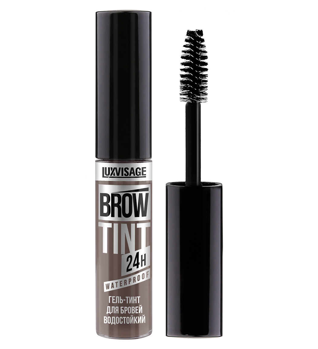 LuxVisage Гель-тинт для бровей водостойкий BROW TINT waterproof 24H тон 104 Taupe Grey 5г