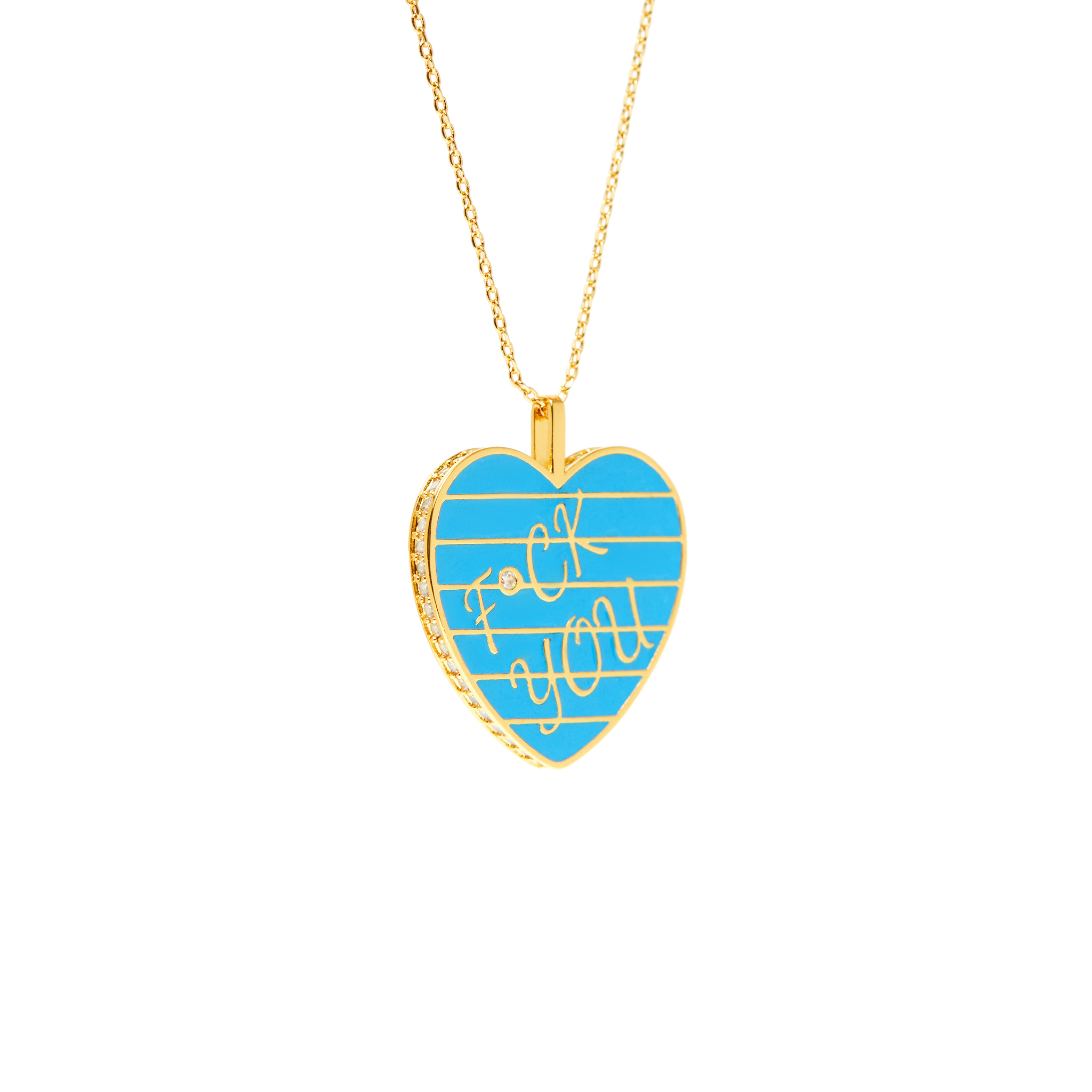 VIVA LA VIKA Колье F*ck You Necklace – Electric Blue