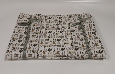 Постельное белье 2 спальное евро Mastro Raphael Harnais Small white-multic