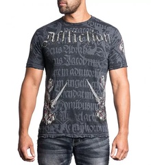 Футболка Affliction KNIGHTHOOD BLACK