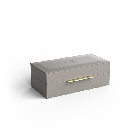 Decor Walther 0939749 Decor Walther  BROWNIE BOX S  - универсальная коробка 27х14хh9,5 см, искусственная кожа,, цвет темно-серый
